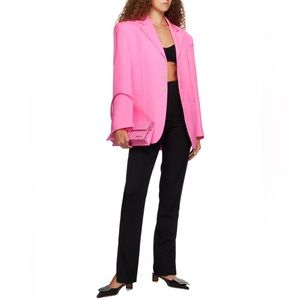 Pink oversized blazer